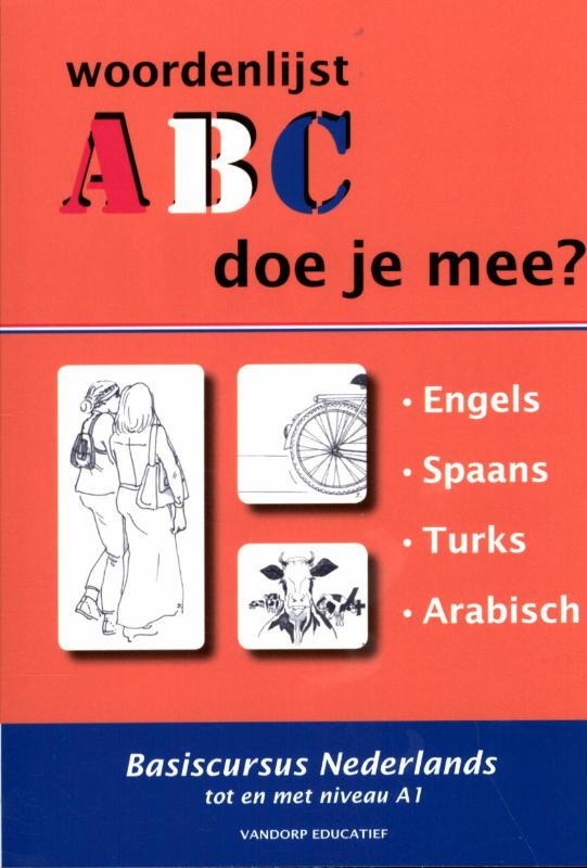 Omslag van woordenlijsten
