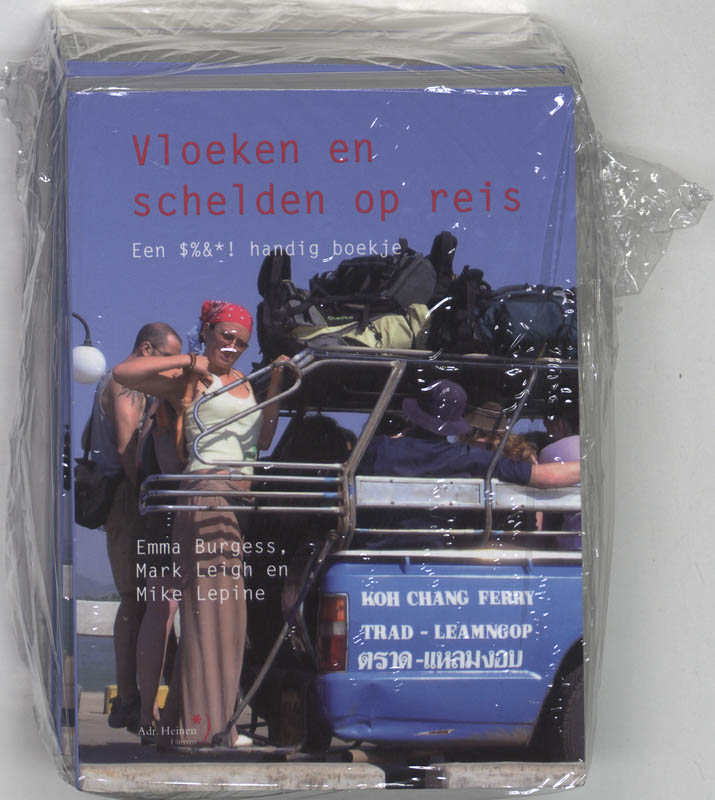 Omslag van Vloeken en schelden op reis set 5 ex