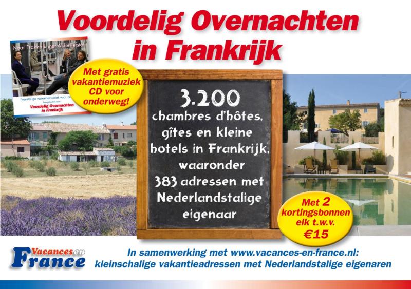 Omslag van Voordelig overnachten in Frankrijk