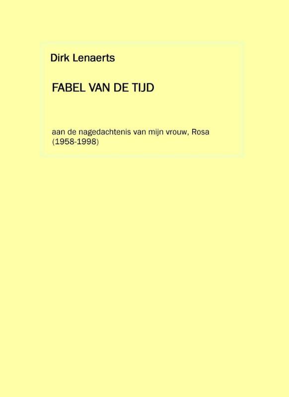 Omslag van Fabel van de tijd