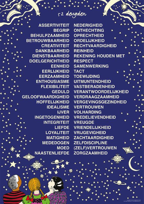 Omslag van Deugden poster
