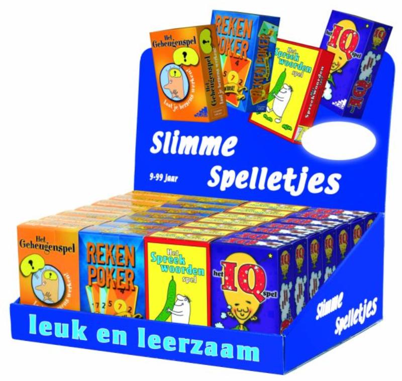 Omslag van Display Slimme Spelletjes 4 x 7 kaartspellen