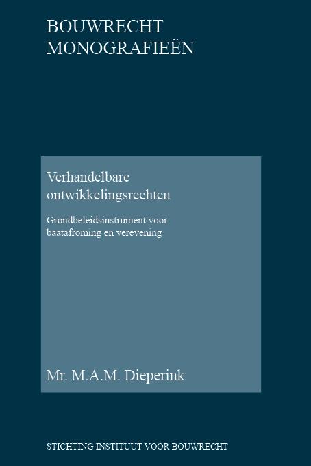 Omslag van Verhandelbare ontwikkelingsrechten