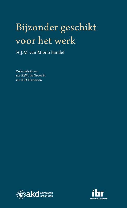 Omslag van Bijzonder geschikt voor het werk