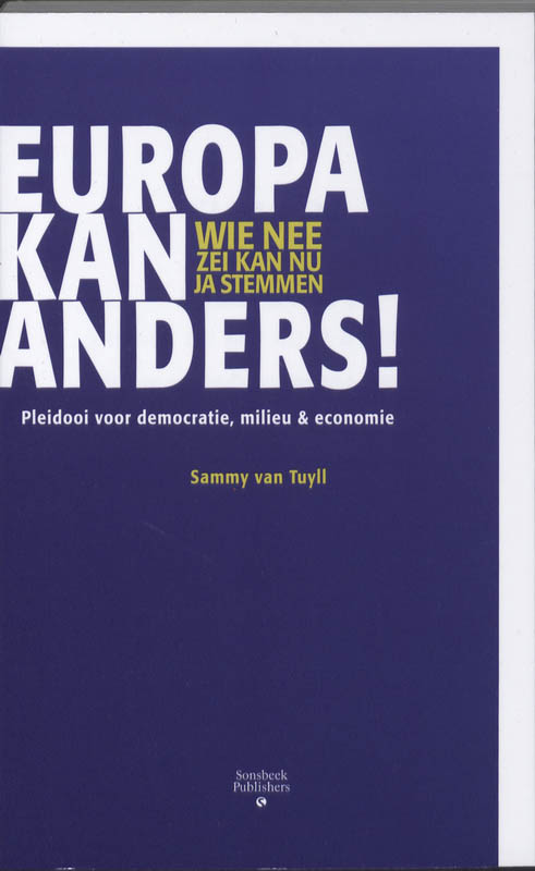 Omslag van Europa kan anders!