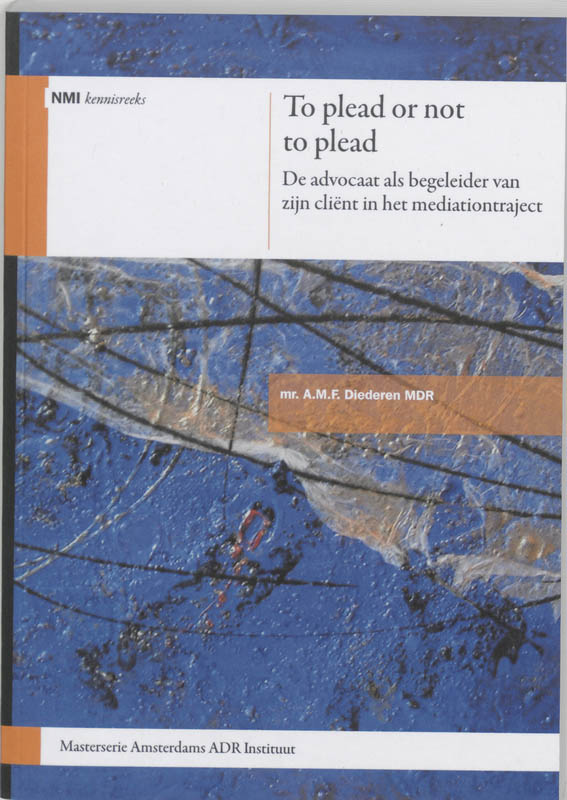 Omslag van To plead or not to plead