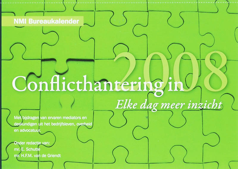 Omslag van Conflicthantering in 2008