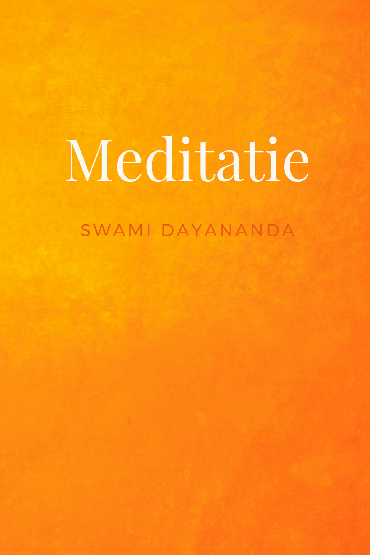 Omslag van Meditatie