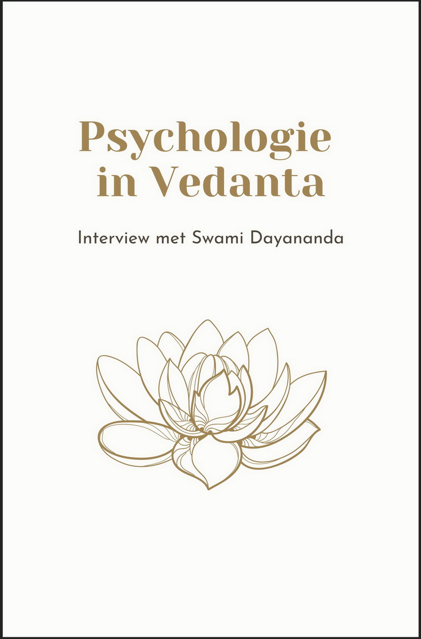 Omslag van Psychologie in Vedanta