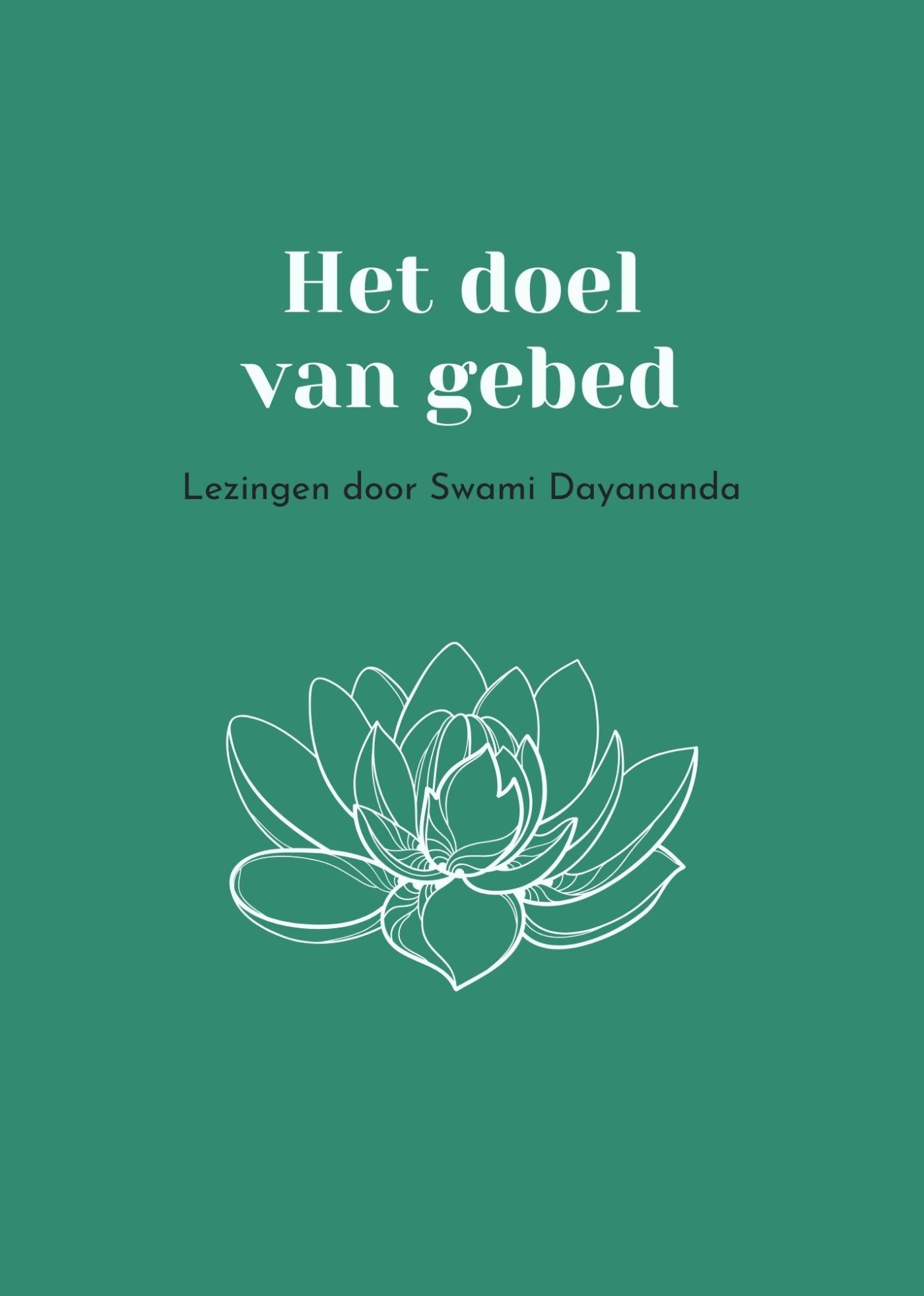 Omslag van Het doel van gebed