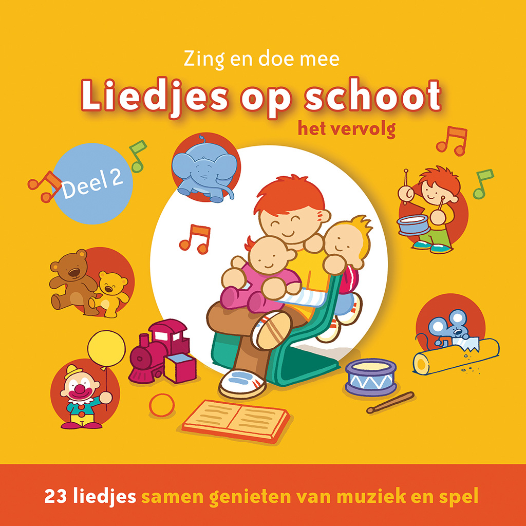 Omslag van Liedjes op schoot, het vervolg deel 2