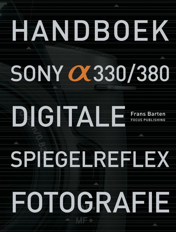Omslag van Handboek Sony Alpha 330/380 Digitale Spiegelreflex Fotografie