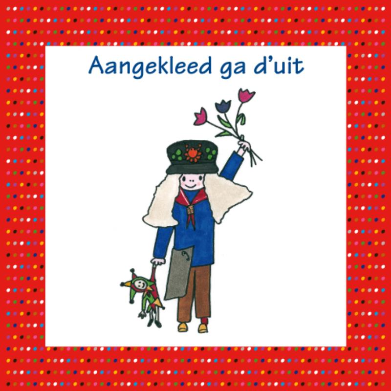 Omslag van Aangekleed ga d'uit