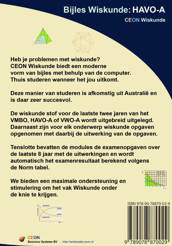 Omslag van Cd-rom wiskunde voor HAVO-A leerlingen