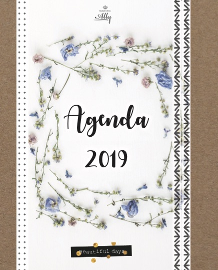 Omslag van Majestically agenda 2019
