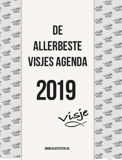 Omslag van De allerbeste visjes agenda 2019