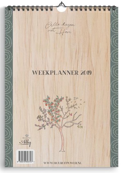 Omslag van Weekplanner Hour of Power 2019