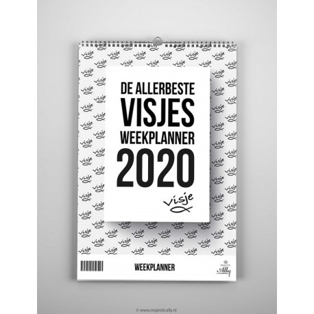 Omslag van De allerbeste visjes weekplanner 2020