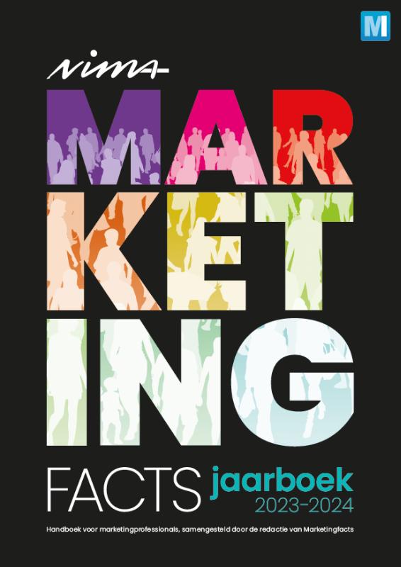 Omslag van NIMA Marketingfacts jaarboek 2023-2024