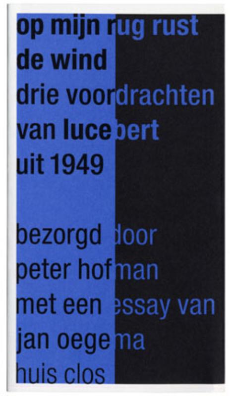 Omslag van op mijn rug rust de wind