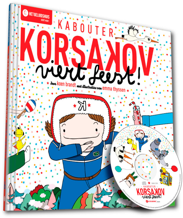 Omslag van Kabouter Korsakov viert feest