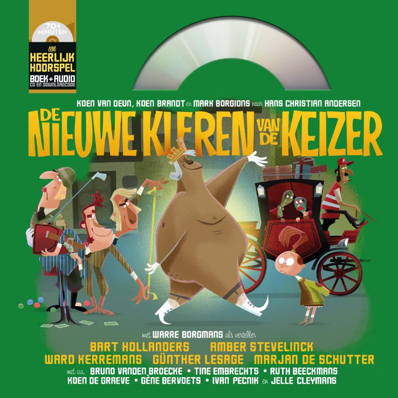 Omslag van De nieuwe kleren van de keizer (Met downloadcode en cd)