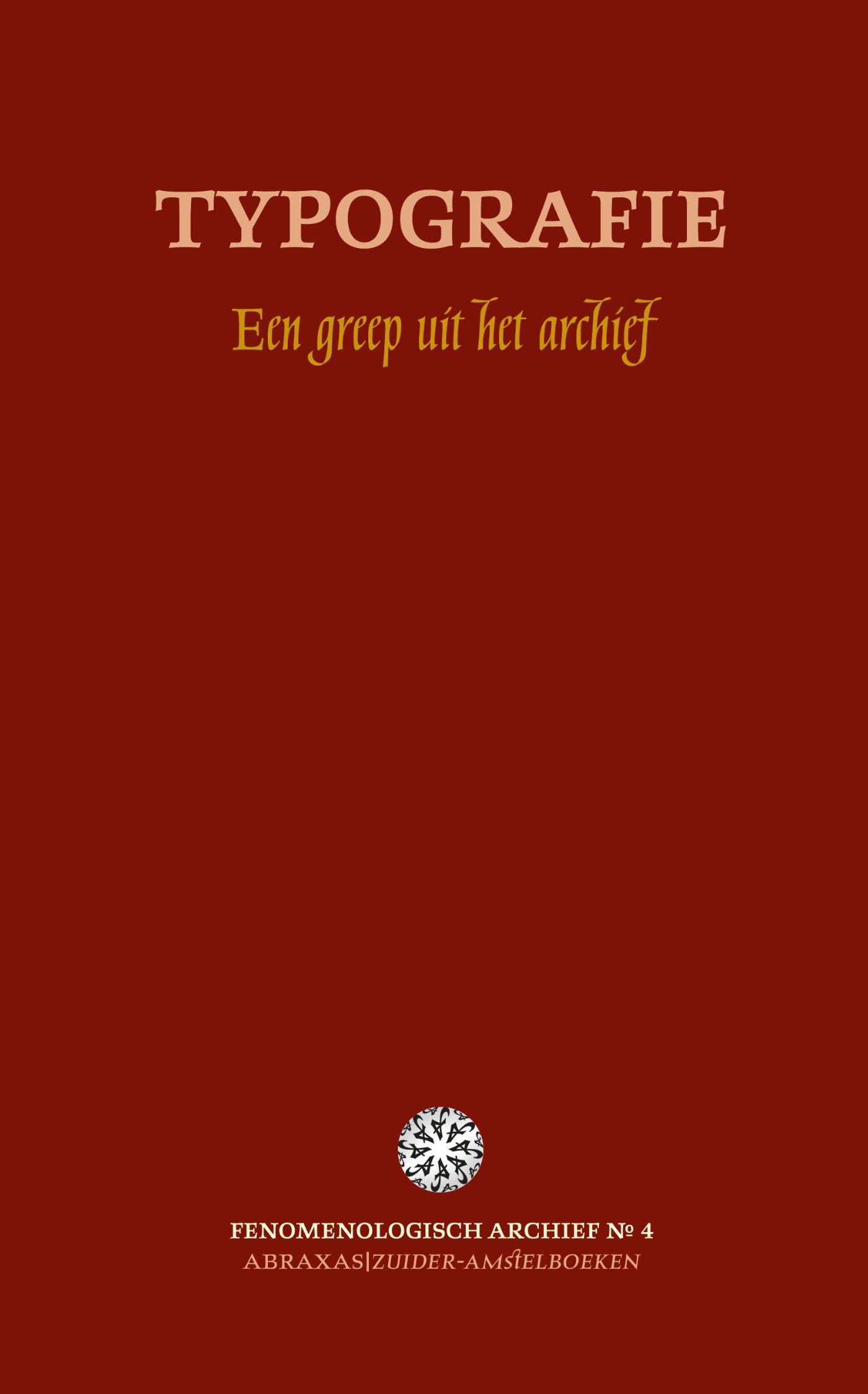 Omslag van Typografie