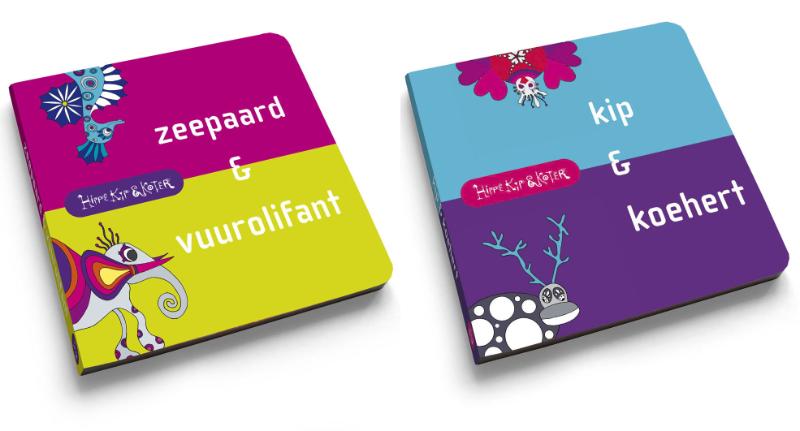 Omslag van Kip & Koehert / Zeepaard & Vuurolifant set 2 ex