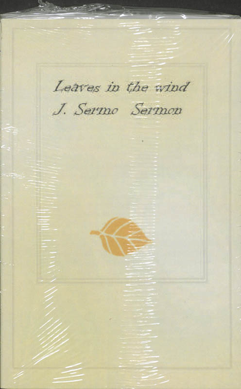 Omslag van Leaves in the wind