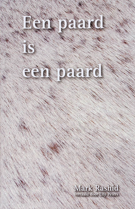 Omslag van Een paard is een paard