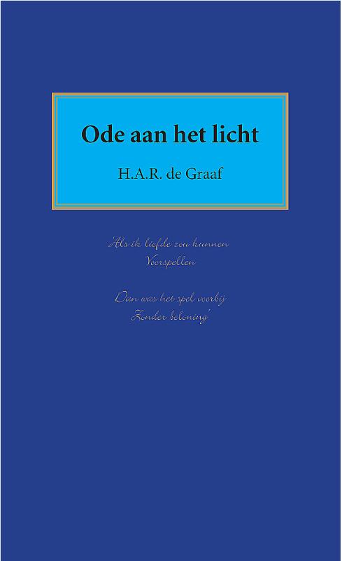 Omslag van Ode aan het licht