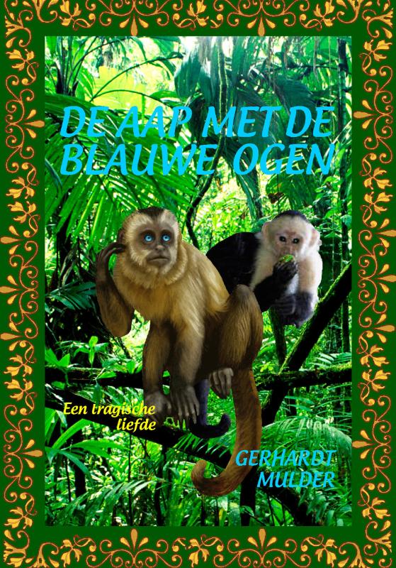 Omslag van De aap met de blauwe ogen