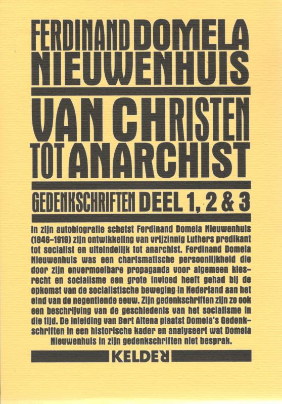 Omslag van Van christen tot anarchist
