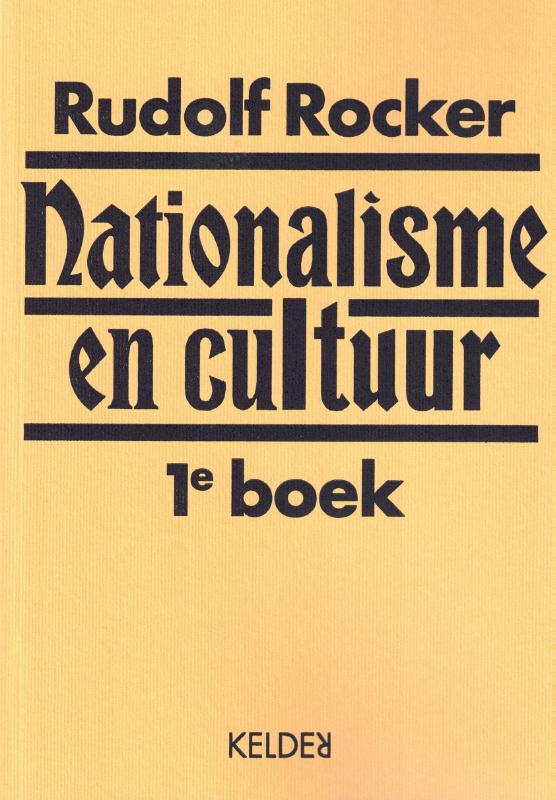 Omslag van Nationalisme en Cultuur