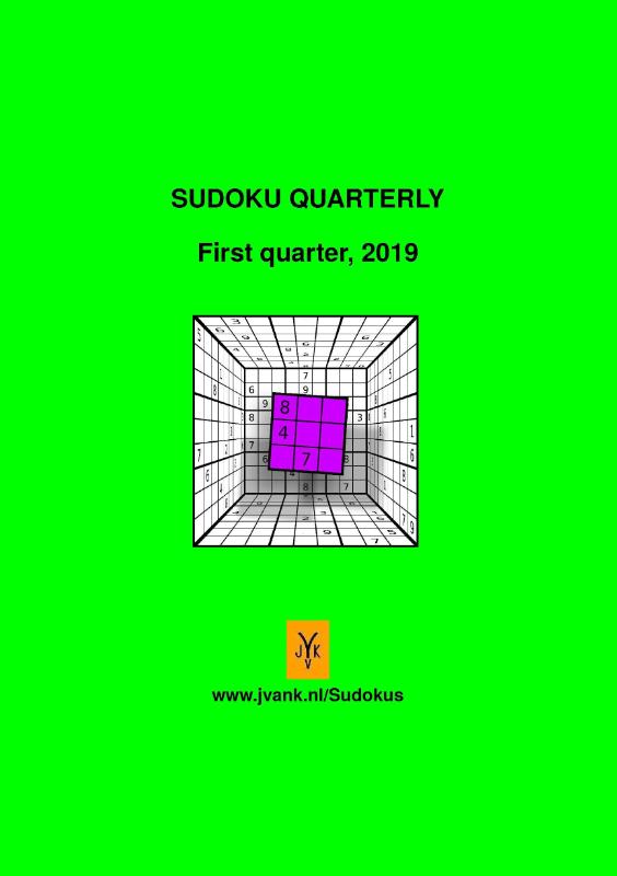 Omslag van first quarter, 2019