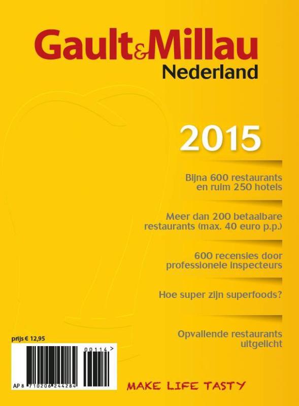 Omslag van Gault en Millau Nederland 2015