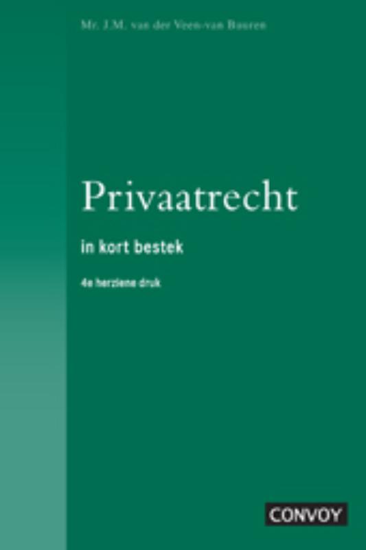 Omslag van Veen-Privaatrecht in Kort Bestek