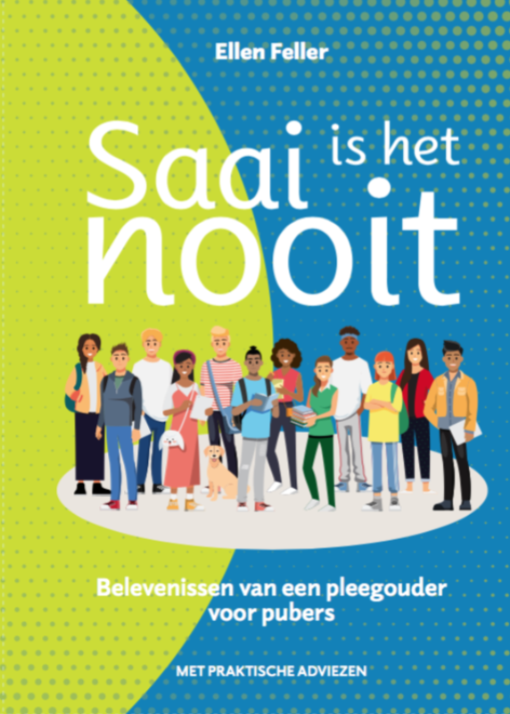 Omslag van Saai is het nooit