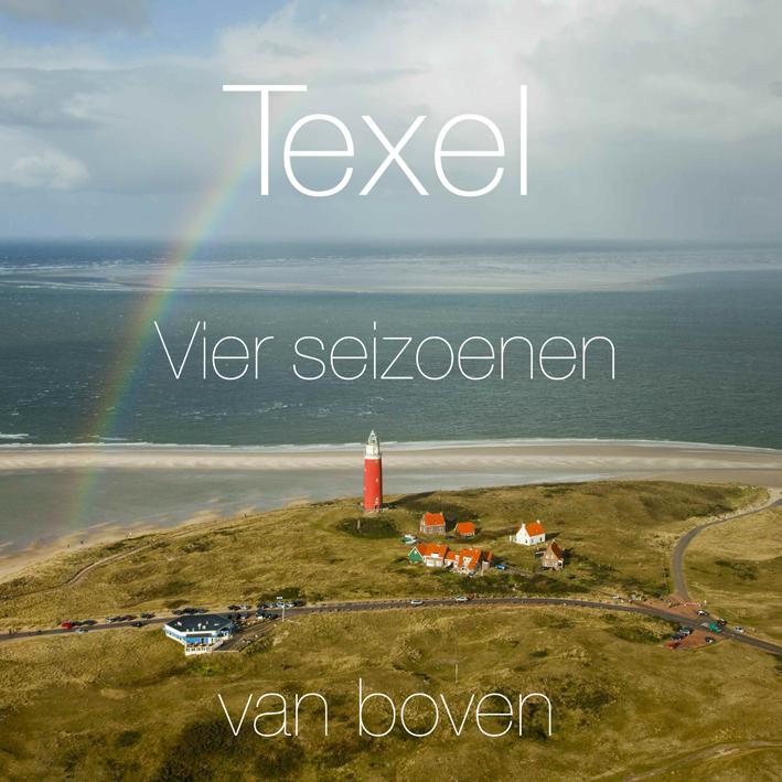 Omslag van Texel vier seizoenen van boven