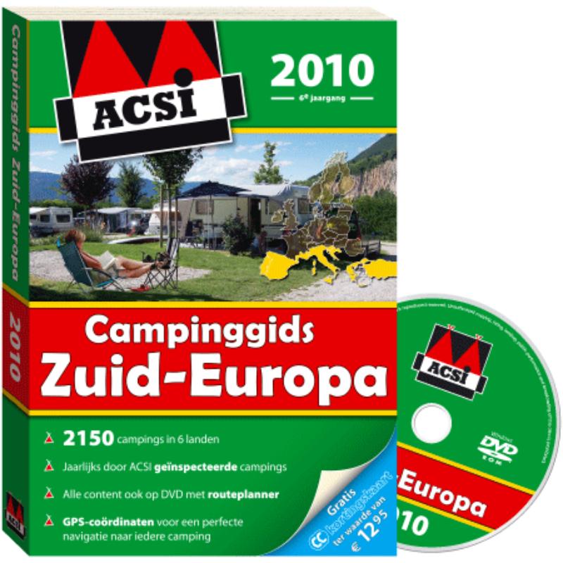 Omslag van ACSI Campinggids Zuid-Europa 2010