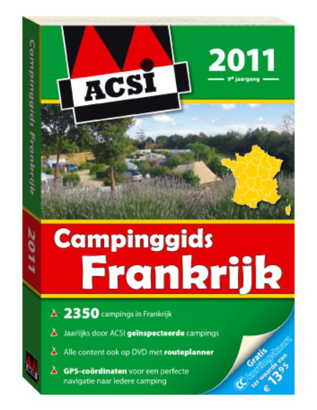 Omslag van ACSI campinggids Frankrijk 2011