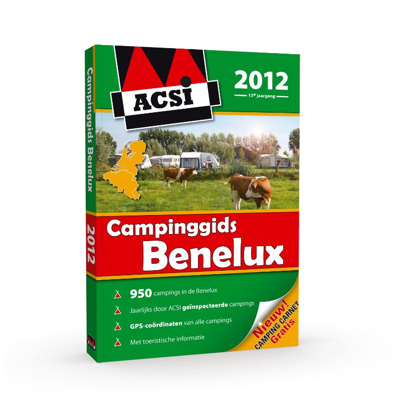 Omslag van ACSI Campinggids Benelux 2012