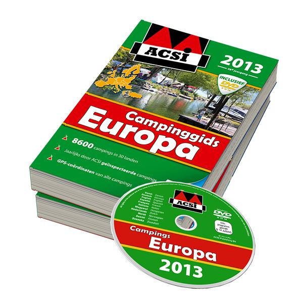 Omslag van ACSI Campinggids Europa 2013