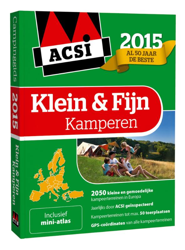 Omslag van ACSI Klein & fijn Kamperen 2015