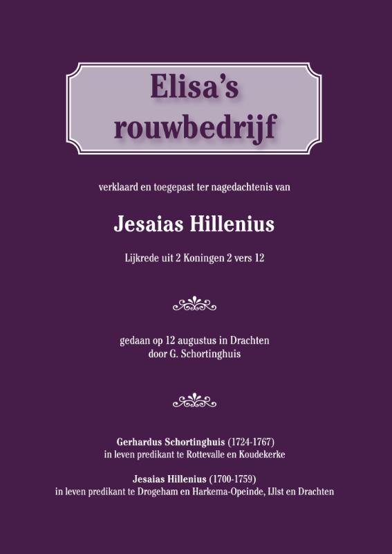 Omslag van Elisa's rouwbedrijf