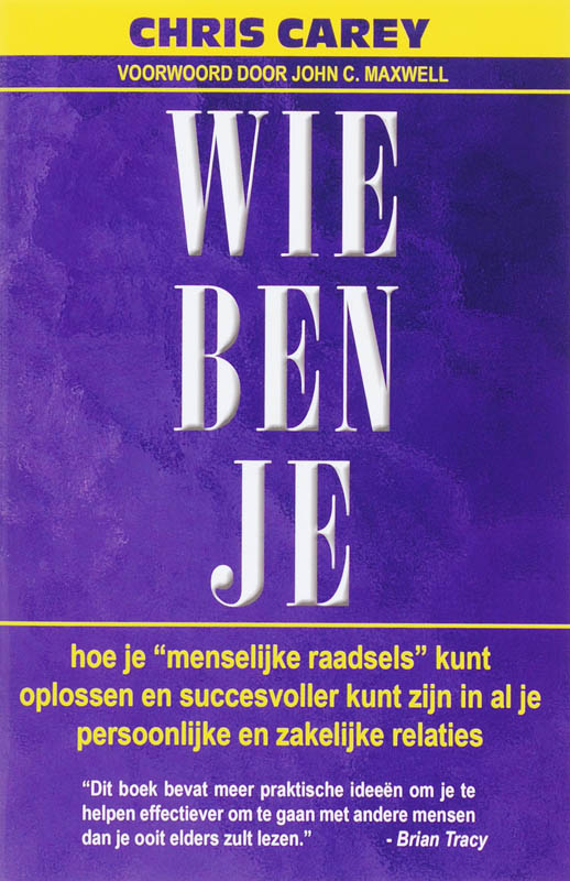 Omslag van Wie ben je