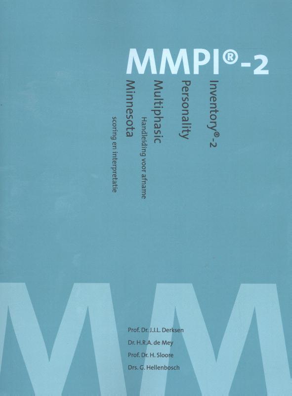 Omslag van MMPI-2