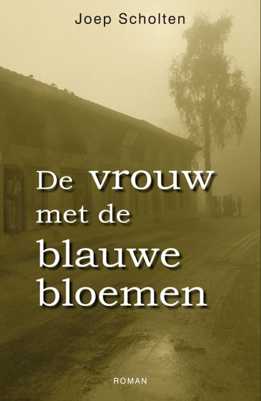 Omslag van De vrouw met de blauwe bloemen