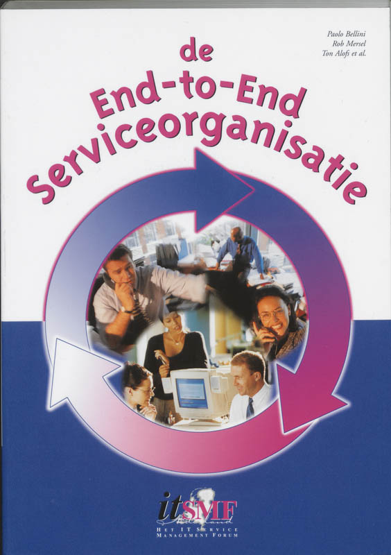 Omslag van De End-to-End Serviceorganisatie