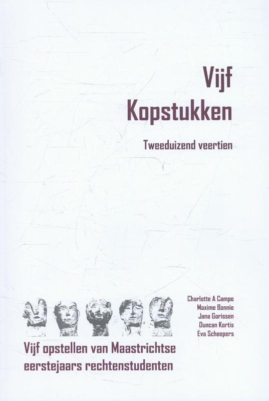 Omslag van Vijf kopstukken